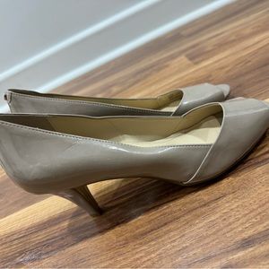 Calvin Klein peep toe heels. Size 8